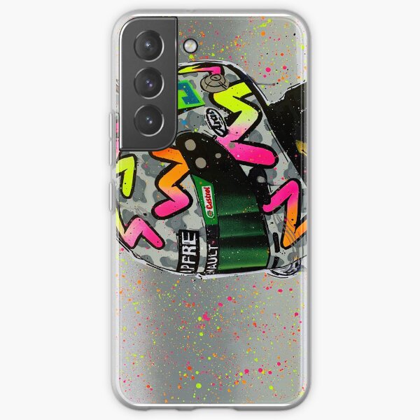 Daniel Ricciardo 2020 - Renault F1 graffiti painting by DRAutoArt Samsung Galaxy Soft Case