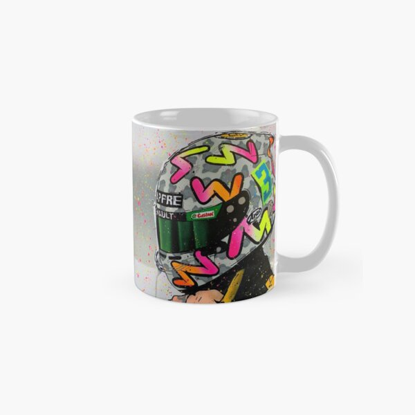Daniel Ricciardo 2020 - Renault F1 graffiti painting by DRAutoArt Classic Mug
