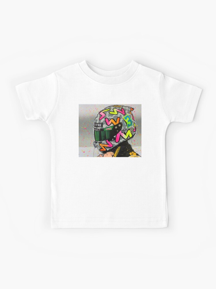Daniel Ricciardo 2020 Renault F1 graffiti painting by DRAutoArt Kids  T-Shirt