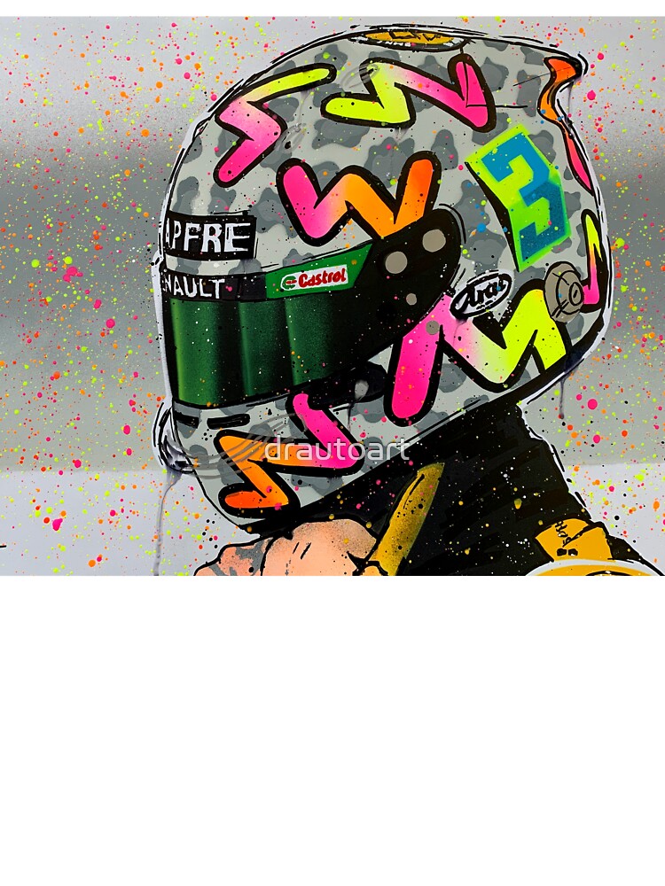 Daniel Ricciardo 2020 Renault F1 graffiti painting by DRAutoArt