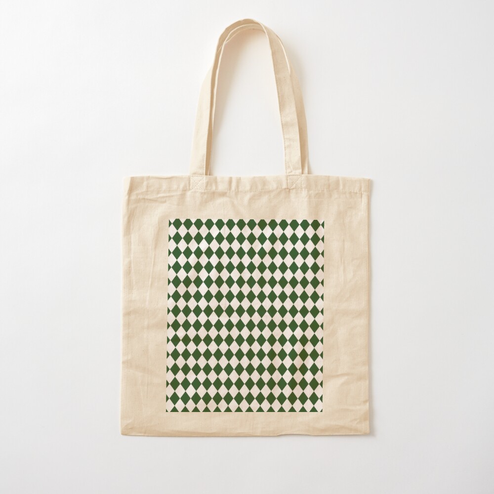 hunter green tote bag