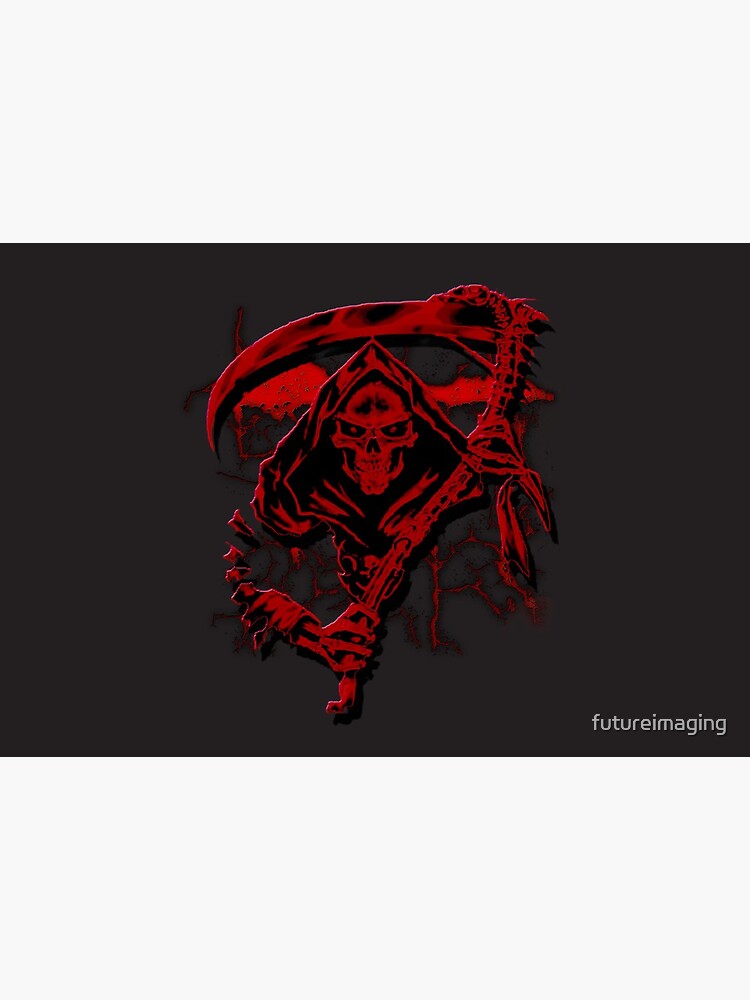 Dark Red Grim Reaper Mask by futureimaging