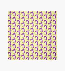 Christmas Purple Penguin with Gold Ice Skates Scarf