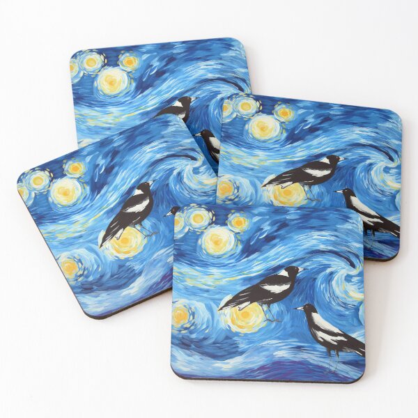Item preview, Starry Night with Birds designed and sold by CateJacobs.