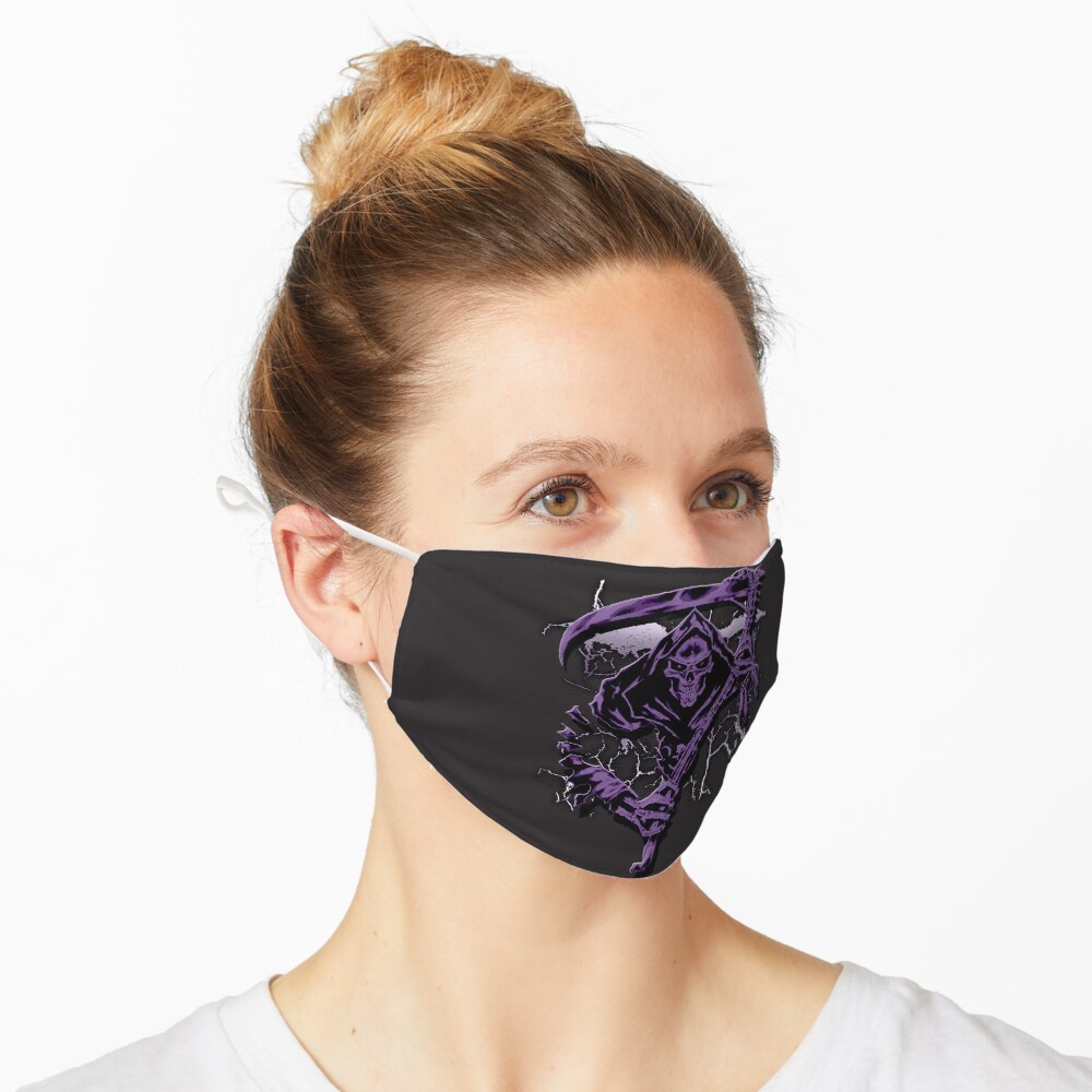 Dark Purple Grim Reaper Mask Mask