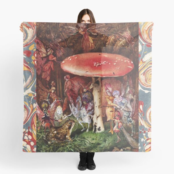 Item preview, INTRUDER Frog and Fairies Under the Mushroom Magic Forest designed and sold by BulganLumini.