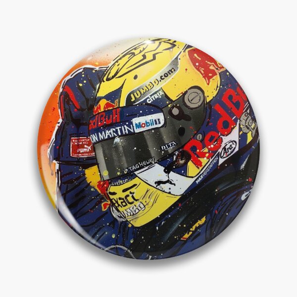 Max Verstappen - 2019 F1 graffiti painting by DRAutoArt Pin