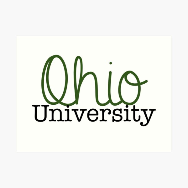 Ohio University Wall Art Redbubble