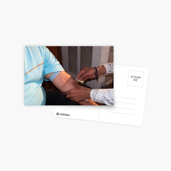 Item preview, Inserting the first part of the blood test collection apparatus designed and sold by ashishagarwal74.