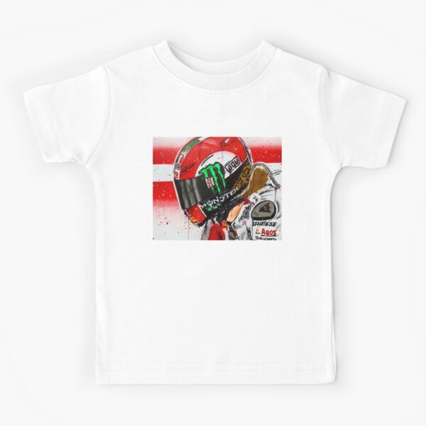 Marco Simoncelli MotoGP graffiti painting by DRAutoArt Kids T-Shirt