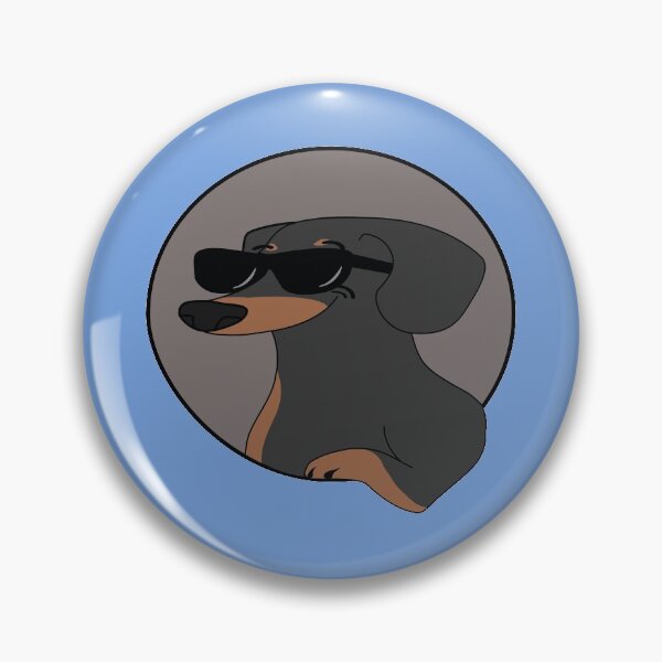 Item preview, Super Cool Dachshund - Black and tan designed and sold by MandWthings.