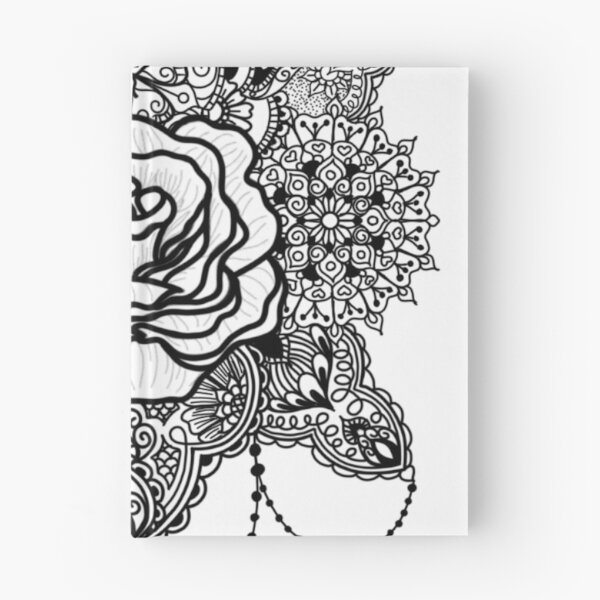 Item preview, Rose Mandala Henna Design (For Rosa) designed and sold by coraleed12321.