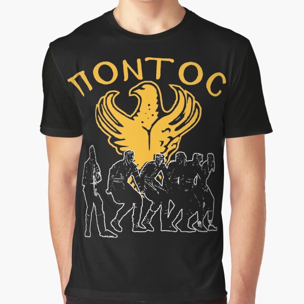 Griechischer Pontos Völkermord an Pontos Dikefalos Aetos Grafik T-Shirt