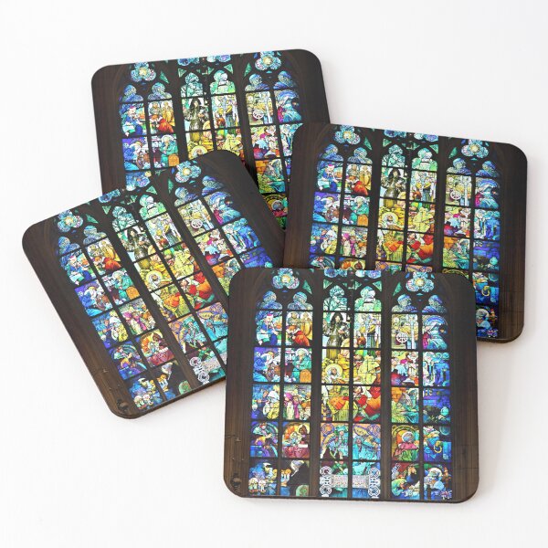 Item preview, Slavic stained glass window designed and sold by Hercules Milas.