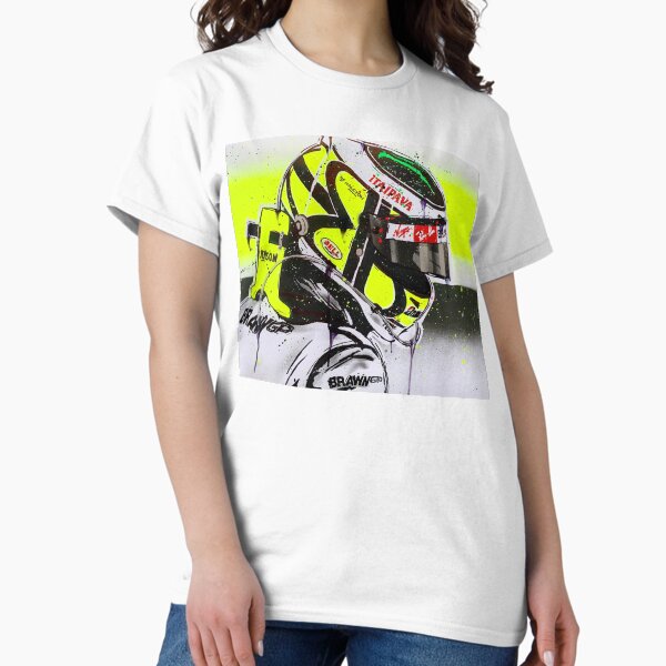 Jenson Button - Brawn GP F1 graffiti painting by DRAutoArt Classic T-Shirt