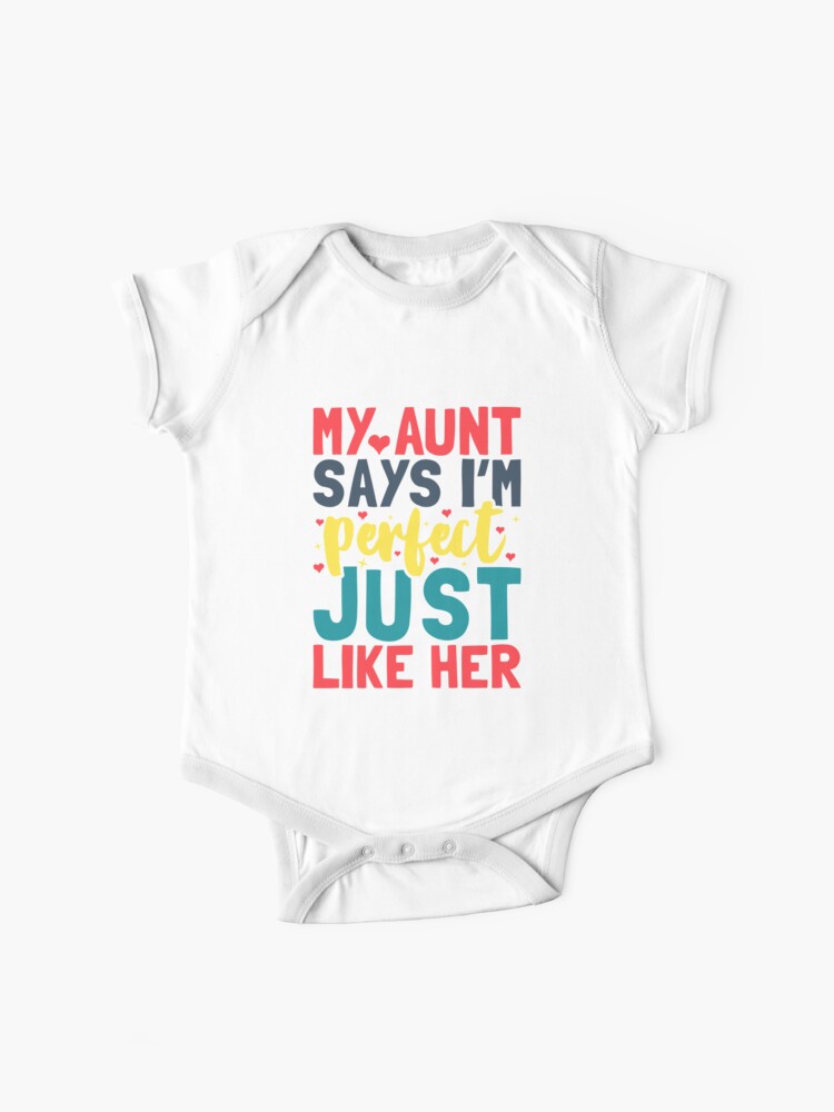 baby clothes that say auntie