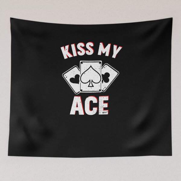 Item preview, Kiss my Ace - Ace Poker Card Game designed and sold by m-huppmann.