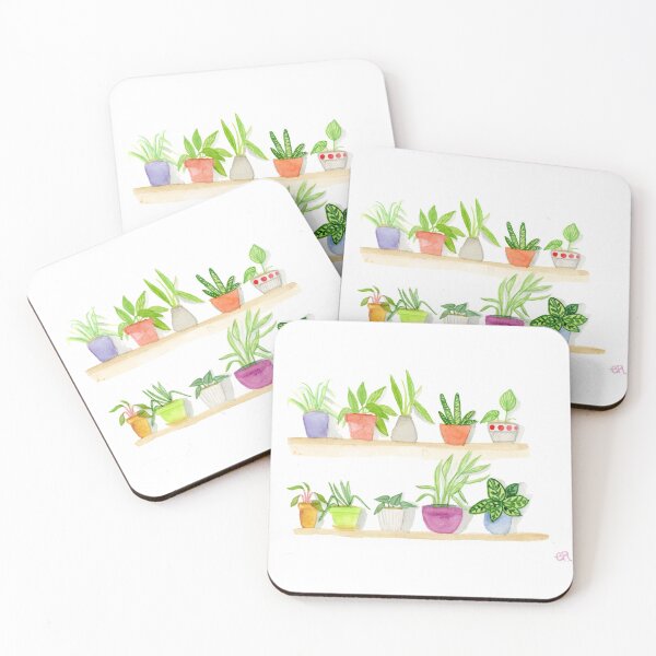 Item preview, House Plants Watercolor designed and sold by emilyrussellart.