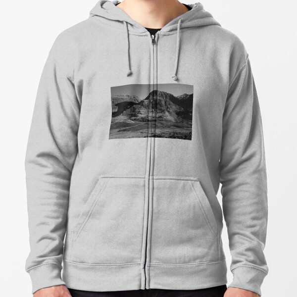 Glen Coe, the Highlands , Scotland Zipped Hoodie