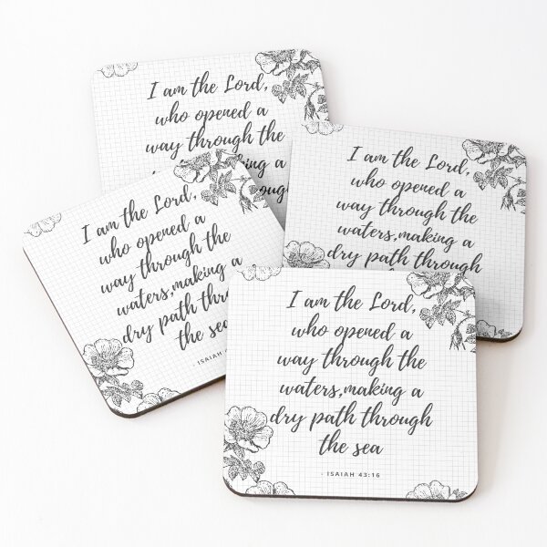 Item preview, I Am The Lord Bible Verse Isaiah 43:16 - Christian Gift For Him/ Her  designed and sold by Radu Matei.