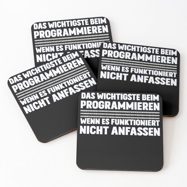 Item preview, Programmer saying coder designed and sold by m-huppmann.