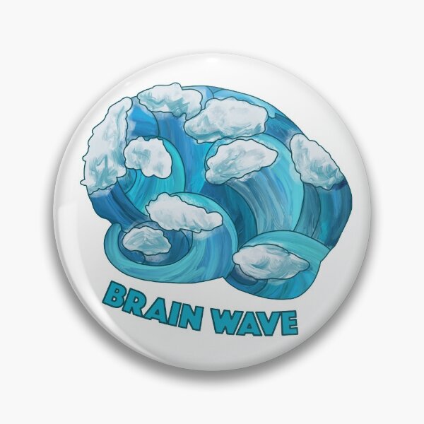 Item preview, Brain Wave - Neuroscience designed and sold by BundaBear.