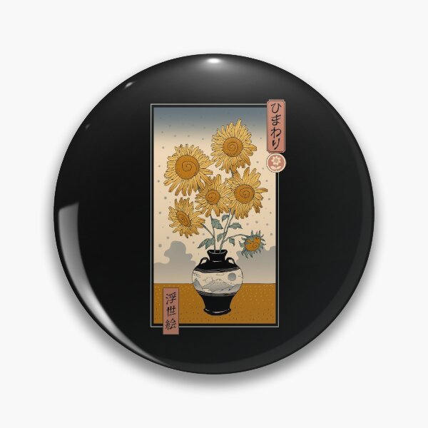 Item preview, Sunflowers Ukiyo-e designed and sold by vincenttrinidad.