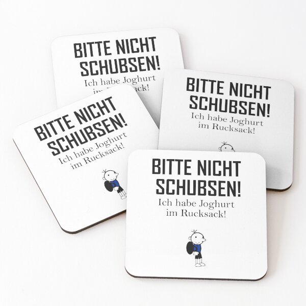 Artikelvorschau, Bitte nicht schubsen! Ich habe Joghurt im Rucksack entworfen und verkauft von Jannis12.