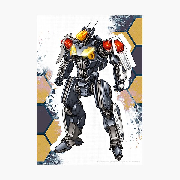 Police Robot 54 Photographic Print