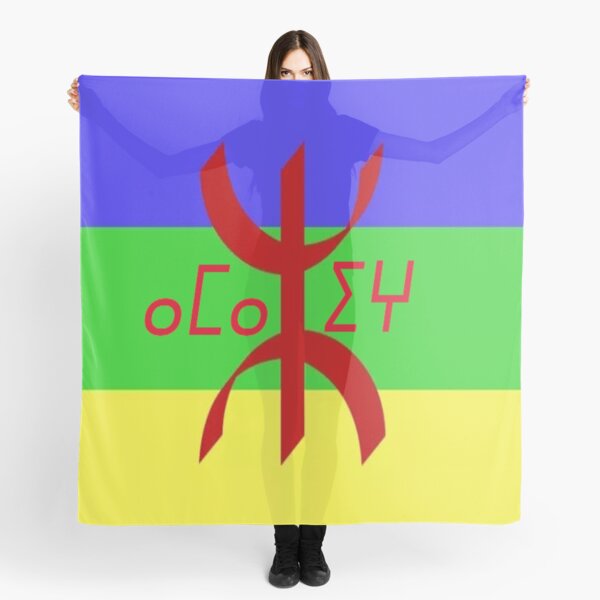 Drapeau Amazigh grand format Foulard