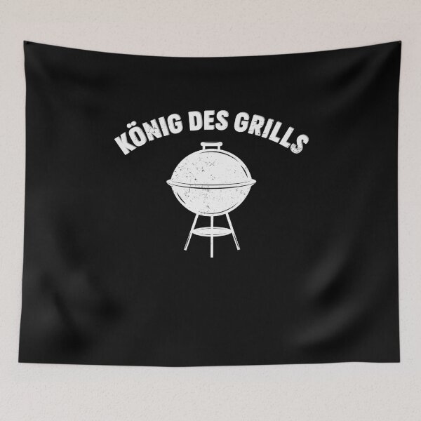 Item preview, King of the grill - BBQ gift for grill masters and hobby grillers designed and sold by m-huppmann.