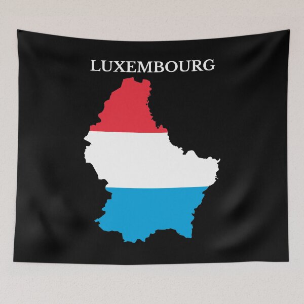 Item preview, Luxembourg Map Flag designed and sold by marosharaf.