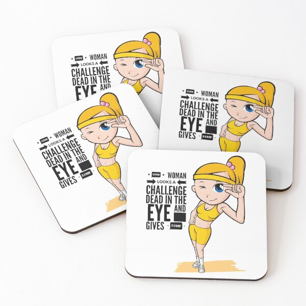 Item preview, "A Strong Woman Looks A Challenge Dead In The Eye And Gives It A Wink" designed and sold by LondonHouse.