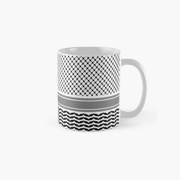Aperçu de l'œuvre Keffieh palestinien - كوفية فلسطينية créée et vendue par ArabicMerch.