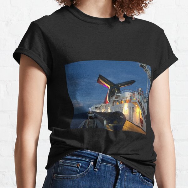 Cruise ship sunset Classic T-Shirt