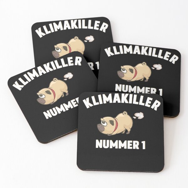 Item preview, Climate killer No. 1 - funny gift idea for pug owners designed and sold by m-huppmann.