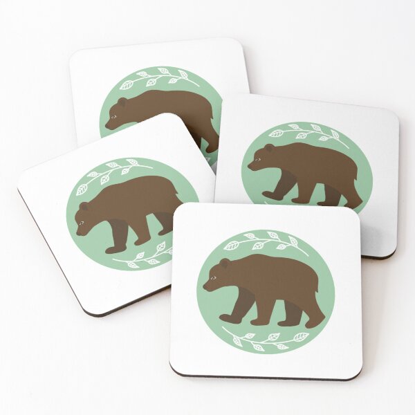 Item preview, Bear illustration in circular design  designed and sold by Toxicbunny38.