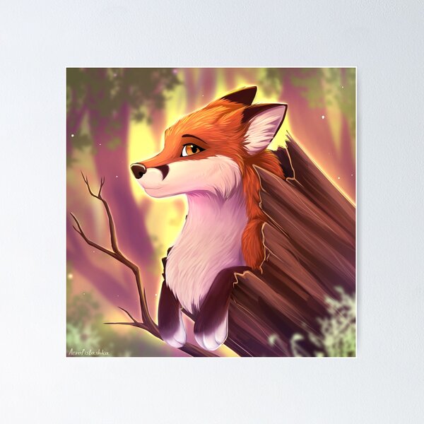 Item preview, Fox in a log designed and sold by Aerofistashka.