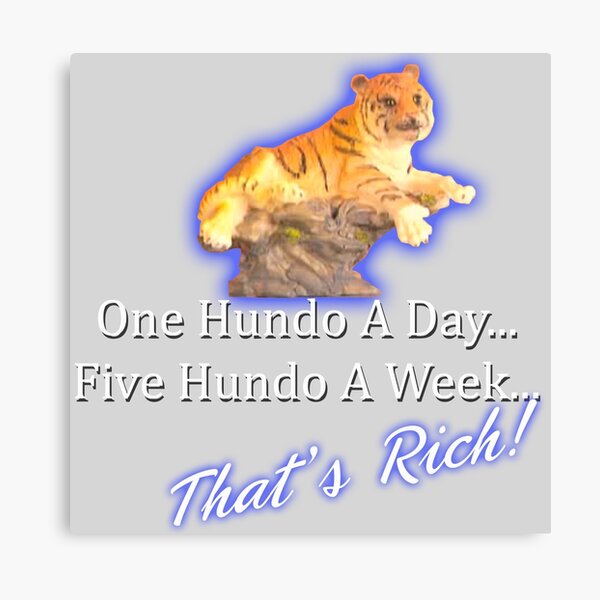 That's Rich! Canvas Print