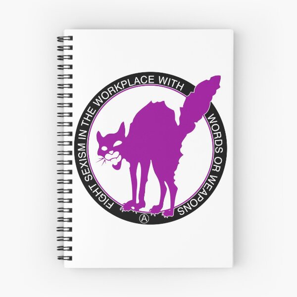 Item preview, Purple Sabotabby Fight Sexism designed and sold by radLeft.