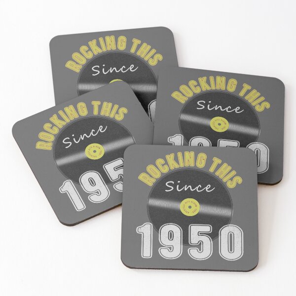Item preview, 70th Birthday Gift, Rocking This Since 1950 Vintage Style designed and sold by T-minus.