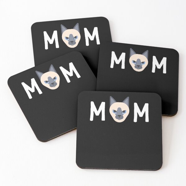 Item preview, Siamese Cat Mom Face - Funny Cat designed and sold by designitfun.
