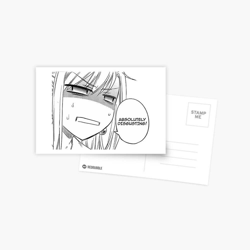 "Disgusted Anime Face" Postcard by PenguLV | Redbubble