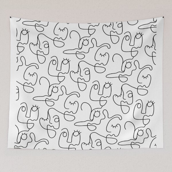 Item preview, Aesthetic Faces Print designed and sold by stickydesign.