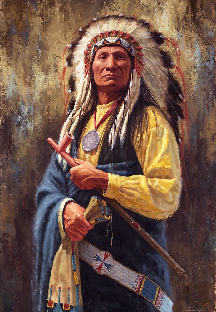  Red Cloud Native American Art  James Ayers Studios by 