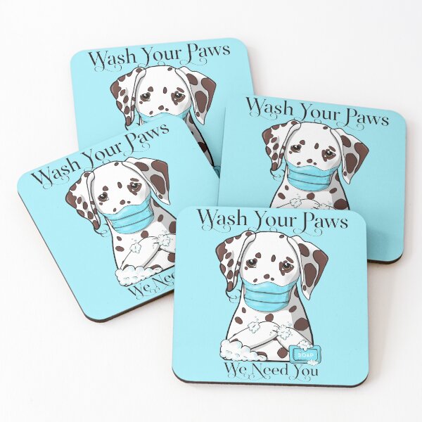 Item preview, Dalmatian Wash Your Paws designed and sold by Atelier Cupcake.