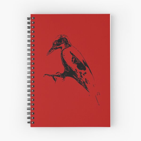 Item preview,  Downy Woodpecker Black Print  designed and sold by designsasstultd.