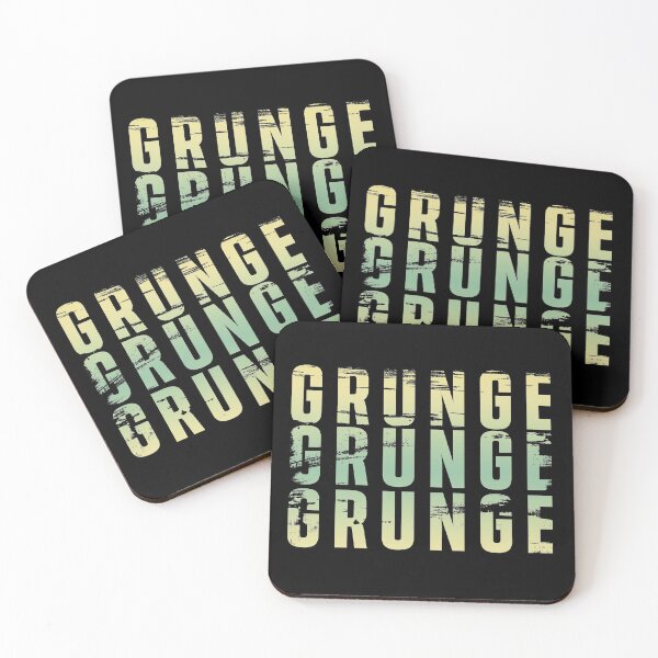 Item preview, Grunge Grunge Grunge (Seattle Sound • Punk Rock • Green Yellow Gradient) designed and sold by SassyClassyMe.