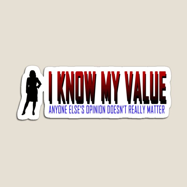 I KNOW MY VALUE - Multi Magnet