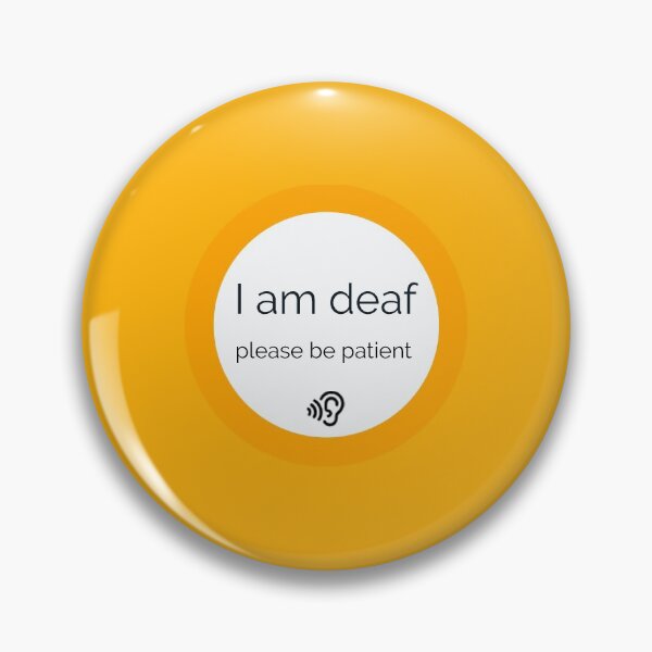 Item preview, hearing loss awareness designed and sold by pepperlex99.